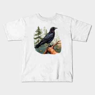 Raven Forest Kids T-Shirt